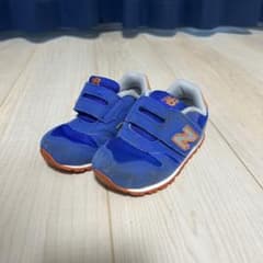 New Balance 373 ベビーシューズ 青とオレンジのサムネイル