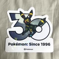 韓国限定】ポケモン 30周年 メガフェスタ ステッカー ブラッキー