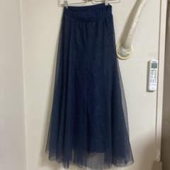 tocco closet ネイビー ロングスカート Mのサムネイル