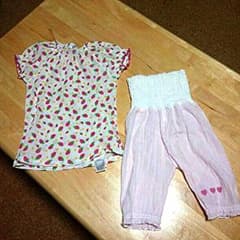 イチゴ柄夏パジャマ☆のサムネイル