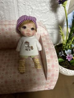 すずちゃんドール 樹脂粘土ベビー￼￼ クロスボディの子ミニサイズ