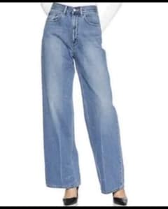 moussy デニム ワイドパンツ ジーンズ　26のサムネイル
