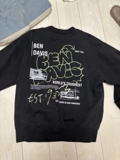 BEN DAVIS スウェット トレーナー ブラックのサムネイル