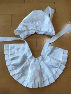 お宮参り　よだれかけ　帽子　セットのサムネイル