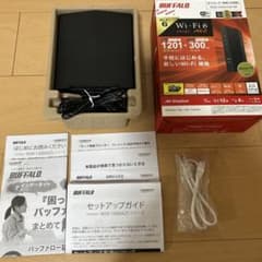 【BUFFALO】Wi-Fi6無線LANルーター WSR-1500AX2S-BKのサムネイル