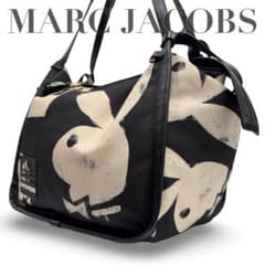 MARC JACOBS 콜라보레이션 PLAY BOY 토트 백 어깨걸이 대용량
