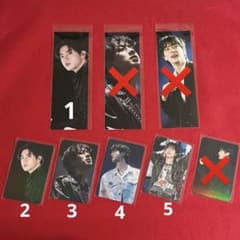 BTS ロングステッカー・ホログラム両面フォトカード♡Jin - メルカリ