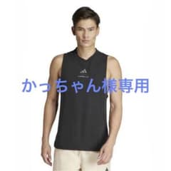 adidas LES MILLS タンクトップ ブラック トレーニング　Mのサムネイル