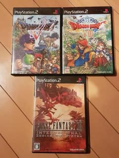 PS2ソフト『ドラクエ5、8』『FF12 ゾディアックエイジ』のサムネイル