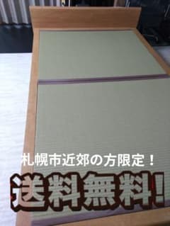 札幌市近郊の方限定！送料無料！ニトリ セミダブル収納付き畳みベッド