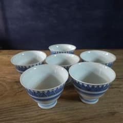 平安寿山　京焼　煎茶碗　6客セット　デッドストック品 平安寿山 京焼 煎茶碗 6客セット デッドストック品 - メルカリ