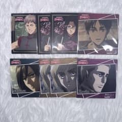 進撃の巨人 コースター ジャン ハンジ エレン ミカサ アルミン