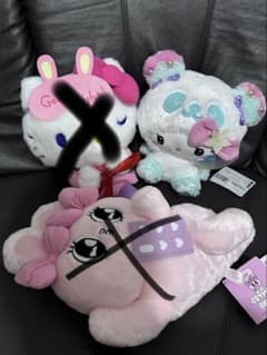 [팬더 헬로 키티 유메 카와 민트 컬러 BIG 봉제 인형 [와타 아메]]