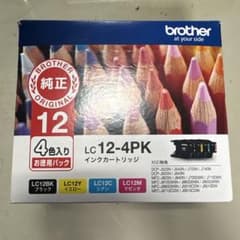 [신품] Brother LC 12-4PK 잉크 카트리지 4 색