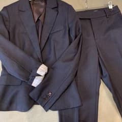 【REDA】7号 S レディース パンツスーツ上下 ダークパープル ブラウン REDA】7号 S レディース パンツスーツ上下 ダークパープル ブラウン