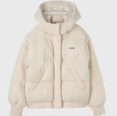 THE TOÉ Shard Knit Down white - メルカリ