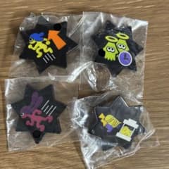 기어 파워 조각 스플래툰 3 핀 배지 Splatoon 기어 배치