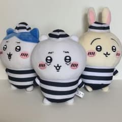 ちいかわ ぽてたまぬいぐるみ 囚人服 ハチワレ うさぎ 3体セット