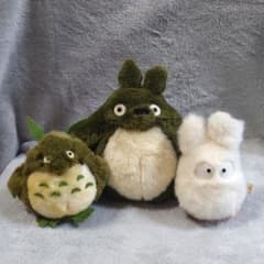 当時物】となりのトトロ ぬいぐるみ 3体セット（サン・アロー / 徳間