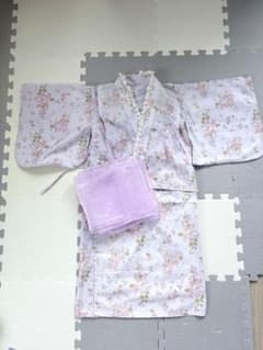 ♡美品♡ 浴衣 120 紫　セパレートのサムネイル