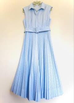 新品】CELFORD セルフォード エンブプリーツワンピース 38サイズ 