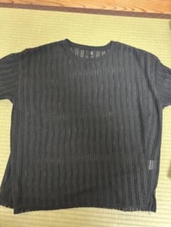LAKOLE メッシュ編みニット ダークグレーのサムネイル
