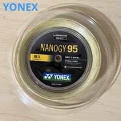 YONEX バドミントン ガット NANOGY 95 ＊4回使用済み - メルカリ