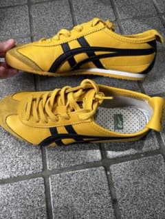 Onitsuka Tiger イエロー ブラック スニーカーメキシコ66のサムネイル