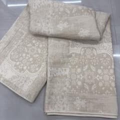 【購入前要コメント】天然麻 羅布麻90% ジャガード織 タオルケット 購入前要コメント】天然麻 羅布麻90% ジャガード織 タオルケット