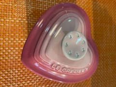 希少 ル・クルーゼ ラムカン ダムール ラインストーン ピンク 未使用」のサムネイル