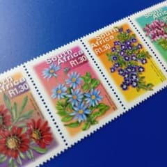 4258 外国切手 シリア 花 シリーズ 1988年 5連刷 外国切手 南アフリカ 2000年 花（野生の花）5枚連刷 - メルカリ