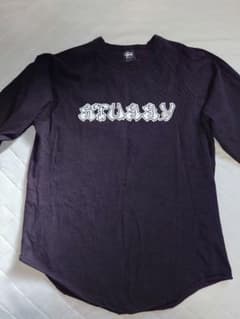 Stussy 七分丈カットソー ブラック Mサイズのサムネイル