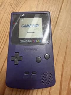 任天堂 ゲームボーイカラー 本体 パープル 動作確認済みのサムネイル