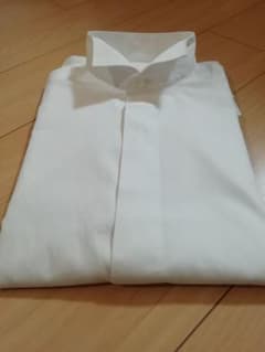 With a white ウィングカラーシャツのサムネイル