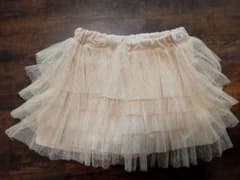 mezzopiano ベージュ チュールスカッツ サイズ110〜120のサムネイル