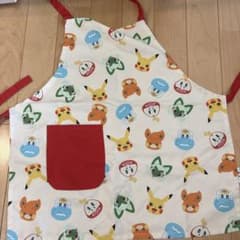 ポケモン ピカチュウ 子ども用エプロン 130 三角巾 バンダナのサムネイル