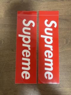 Supreme ボックスロゴ ステッカー 2枚セットのサムネイル
