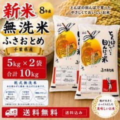 新米 千葉県産 ふさおとめ 無洗米 10kg (5kg×2) - メルカリ