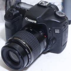 ☆スマホに送れる一眼レフ☆本格入門☆望遠☆キャノンEOS40Dセット