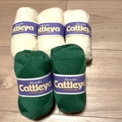 カトレア 　白3玉　緑2玉　合計5玉のサムネイル