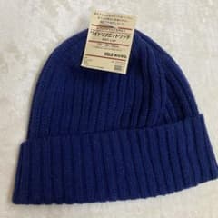 無印良品★ネイビーニット帽★新品未使用のサムネイル
