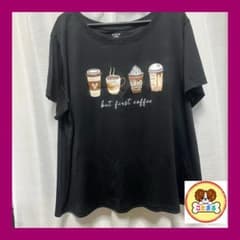 SHEIN 半袖 Tシャツ but first coffee 大きいサイズのサムネイル