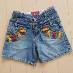 キッズ　140 デニム　ショートパンツのサムネイル