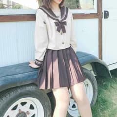 セーラー服上下 ベージュのサムネイル