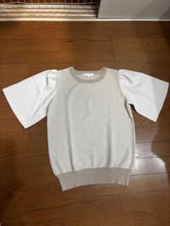 grove チェック柄 半袖ニットのサムネイル
