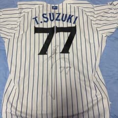 横浜DeNAベイスターズ 鈴木尚典 プロコレユニフォーム 77 PLOカット