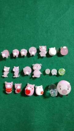 くり。様専用です。ガラス細工 ブタ セット ぶたのサムネイル
