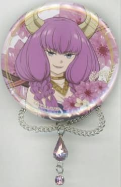 葬送のフリーレン アウラ チャーム付き缶バッジ　エニマイくじF賞