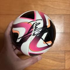 サッカー日本代表 長友選手サイン入りミニボール サッカー日本代表 長友選手サイン入りミニボール - メルカリ