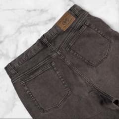 【00s Vintage】ブラックデニム 惑星エンブレム ストレッチ Y2Kのサムネイル